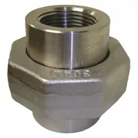 This threaded high-pressure pipe fitting features 1/2 in x 1/2 in Female NPT Threaded connections on both ends, rated for a maximum operating pressure of 3,000 psi. It is used as a straight coupling in hydraulic, pneumatic, and fluid systems to connect two female NPT ports in industrial machinery, process lines, and plant maintenance applications