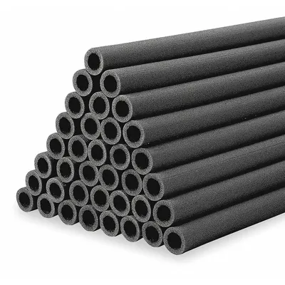 TUBOLIT Pipe Insulation: Polyethylene, Semi-Slit, 1/2 in Thick, 2 1/8 in ID, 6 ft Lg - Polyethylene Straight Tube Insulation
