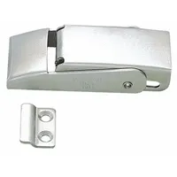 Door Latch: Stainless Steel, 25/32 in Dp, 3 5/32 in Ht, 1 5/16 in Wd (MPN STF-80)