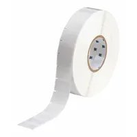 Wraparound Label: 1 in x 1 1/2 in, Vinyl, White (Matte), For 16 AWG to 8 AWG Wire Gauge (MPN THT-118-427-5)
