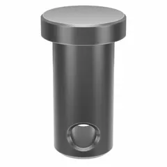 Inch-sized clevis pin with 3/8 in diameter and 3/4 in shank length. Supplied in a 25-pack. Used in clevis linkages for mechanical assemblies requiring a removable pivot joint.