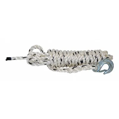 MAASDAM Rope with Hook, 1/2" x 20 ft.: For A-0/52ND08/52ND09/A-100 - Material Handling Parts