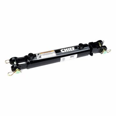 CHIEF Welded Hydraulic Cylinder: 2.5 in Bore Dia., 24 in Stroke Lg, 34 1/4 in Retracted Lg - Clevis-Mount Welded Hydraulic Cylinders