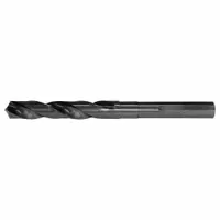 CLE-LINE Silver and Deming Drill: 1-1/2", 118° Split Point, Black Oxide HSS, 3-Flats Shank (MPN C28449)