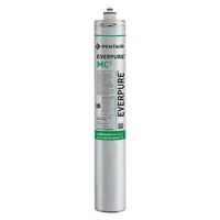 PENTAIR/EVERPURE Quick-Connect Water Filter: 0.5 micron, 1.7 gpm, 9,000 gal, 21 in Overall Ht (MPN EV961255-75)