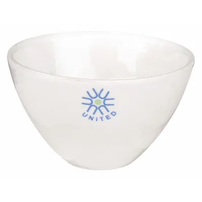 UNITED Crucible: 50 mL Capacity - mL, 61 mm Dia, 37 mm Overall Ht, Glazed, Porcelain - Crucibles