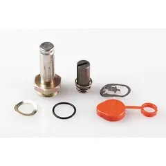 Repair kit for solenoid valves, compatible with ASCO model 8262G22-240/60-220/50. Includes spring compression component. Used for restoring valve function in fluid-control systems.