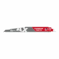 MILWAUKEE Reciprocating Saw Blade: 5 Teeth per Inch, 9 in Blade Lg, 0.05 in Blade Thick, 3 PK (MPN 48-00-5326)