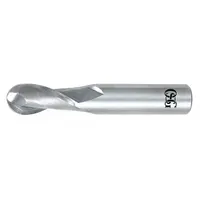OSG Ball End Mill: Carbide, 2 Flute, 7/64" Mill Dia, 3/8" LOC, 1-1/2" OAL (MPN 402-1094-BN)
