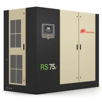 INGERSOLL RAND Rotary Screw Air Compressor: 75 kW, 499 cfm, 0.5 gal Tank, 460V AC, Three Phase (MPN 47844171001)