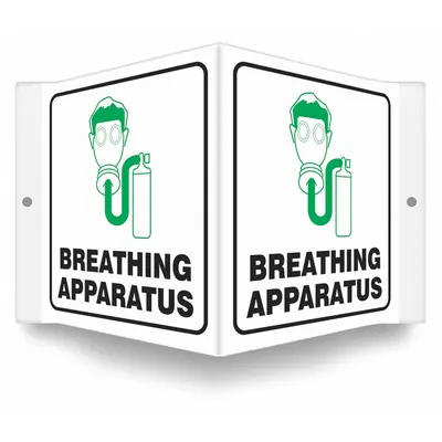 CONDOR V-Shape Projection Breathing Apparatus Sign - V-Shape Projection Breathing Apparatus Signs