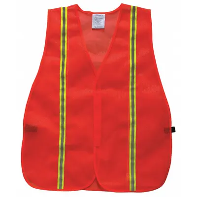 CONDOR Men's Non-ANSI Vertical-Stripe Back Vest - Non-ANSI Rated Vertical-Stripe Back Vests
