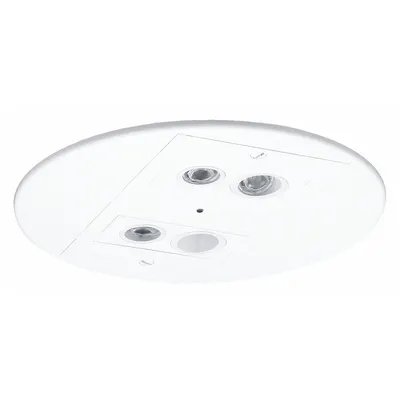 DUAL-LITE Emergency Light: LED, Damp Location Rated, 1 W Lamp Watt, 120/277V AC, 4 W Emergency Watt - Recessed-Mount Emergency Lights
