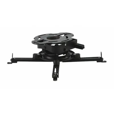 PEERLESS Projector Mount: Max. 50 lb, Fixed, 15° Down, 15° Up, Powder Coated, Black - Fixed Projector Mounts