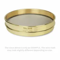 ADVANTECH Standard Stainless Steel Cloth Test Sieve: Stainless Steel, 8 in Outside Dia, 1 5/8 in Ht (MPN 2"BS8H)