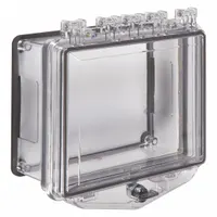 SAFETY TECHNOLOGY INTERNATIONAL Enclosure: Polycarbonate, 5 7/16 in Overall Dp, 7 7/16 in Overall Lg (MPN STI-7511D)