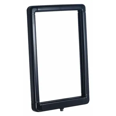 VISIONTRON Sign Frame: Black - Sign Frames for Post Tops