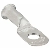 WESTWARD Lug: Crimpable Side Terminal, Crimp/Solder, Copper/Tin, 8 ga, Red, 1/4 in Stud Size (MPN 23YZ60)