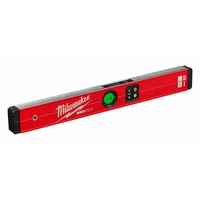 MILWAUKEE Digital Level: 360°– 360°, Includes Batteries, 0, ±0.10°, 24 in Overall Lg - Standard Digital Levels