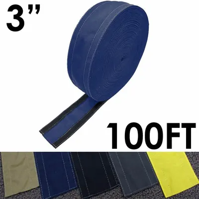 ELECTRIDUCT Cable protector: 3 in Overall Wd, 100 ft Lg, Nylon - Fabric Hook-and-Loop Cable Floor Covers