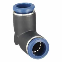 AIGNEP USA Push-Fit Adapter Fitting: 1/2 in OD x 1/2 in OD Size, Push-to-Connect x Push-to-Connect (MPN 85130-08)