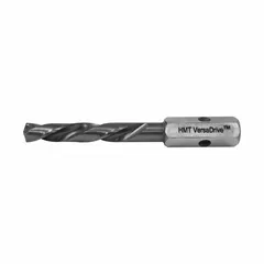 Left-hand drill bit designed for removing broken bolts, studs, or screws by drilling in reverse rotation. Constructed from TiAlN-coated cobalt with a 135° split point for heat resistance and precise starting. Features a VersaDrive Hex shank and is impact rated for use in demanding maintenance and repair applications. Diameter: 6 mm (0.2362 in).
