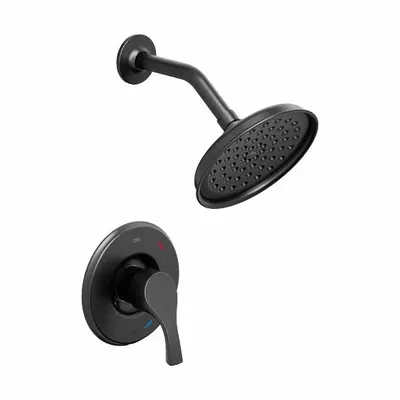 CFG Shower Faucet: T58912, 1.75 gpm Fixed Showerhead Flow Rate, Metal, Matte Finish - Shower Faucets with Fixed Showerheads