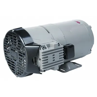 THOMAS Piston Air Compressor: 0.5 hp, 1 Phase, 115/230V AC, 175 psi Max Continuous Pressure - High Flow 2-Stage Piston Compressor/Vacuum Pumps
