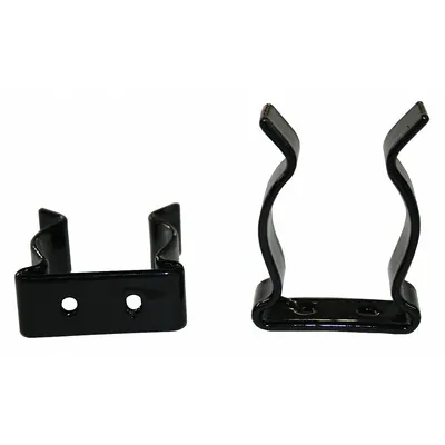 ZICO Standard Spring Clip: 11/64 in Peg Hole, 1 5/8 in x 1 5/8 in x 5/8 in, Screw-In - Spring Clips for Round-Hole Pegboard