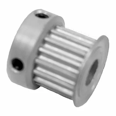 Dayton Timing Pulley: Modified Curvilinear, Fixed, For GT Timing Belt Section - GT Section Fixed-Bore Timing Pulleys with Hub