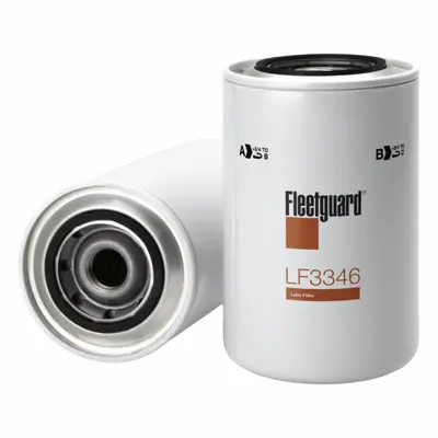 FLEETGUARD Oil Filter: 1"-12 Thread Size, 8 15/16 in Overall Ht, 7 1/8 in Overall Lg - Spin-On Oil Filters