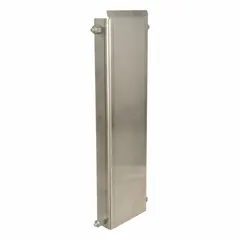 Filler plate for case sealing machines, compatible with models 200a3, 7000a, 7000a3, 7000r, 7000r3, 8000a, and 8000a3. Overall length 18 3/16 in. Used to fill gaps or provide support in tape dispensing equipment.