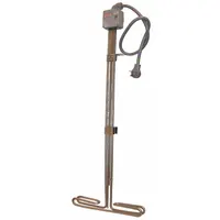 TEMPCO Sanitizing Sink/Tank Immersion Heater: 1 Phase, 240V AC, 6,000 W Watt, 51 W/sq in (MPN TAT40017)