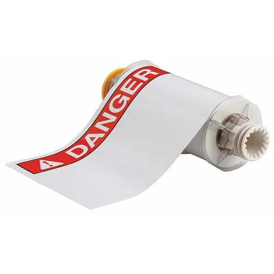 BRADY Danger Precut Label Roll - Brady Danger Precut Label Rolls