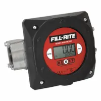FILL-RITE Mechanical Flowmeter: Digital Fuel Transfer Meter, Aluminum, 1 1/2 in FNPT, FNPT, Digital (MPN 900CD1.5)