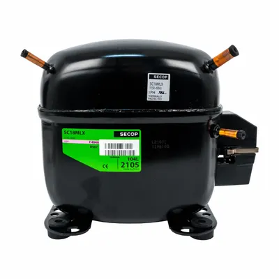 SECOP Compressor: Reciprocating, 6,296 BtuH Cooling, 3/4 hp - Reciprocating Compressors