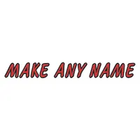 Letter Label Set: Gen Identification/USCG, 5 in Character Ht, Proprietary, Black/Red, Vinyl, Die Cut (MPN GREBKS610)