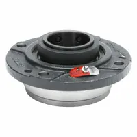 MOLINE BEARING 4 Bolt Flange Bearing: Spherical Roller, 2 7/16 in Bore, Cast Iron, Set Screws, 52100 (MPN 29131207)