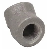 ANVIL Metal Pipe Elbow: 1 in x 1 in, Female NPT Threaded x Female NPT Threaded, 2,000 psi @ 150° F (MPN 0361111008)