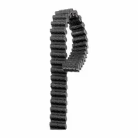 GATES Timing Belt: Two Sides, Modified Curvilinear, PowerGrip® GT®2 Twin Power®, 8 mm Pitch, GT (MPN TP2800-8MGT-30)