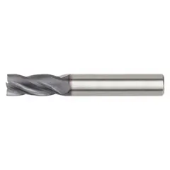 This general purpose carbide square end mill features a 3/4" mill diameter, 1-1/2" length of cut, 4" overall length, and 4 flutes. The square profile allows for milling flat-bottomed slots, shoulders, and contours in materials such as steel, stainless steel, and cast iron.