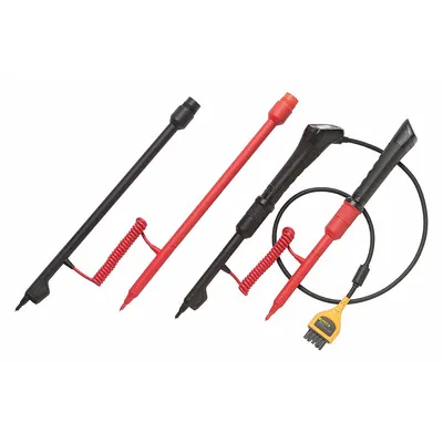 FLUKE Intelligent Test Probe Set: Black Probe/Red Probe - Battery Capacity Analyzer Accessories