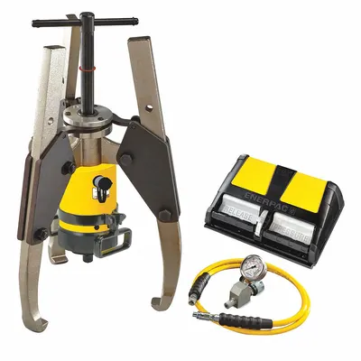 ENERPAC Hydraulic Puller Set: 50 ton Capacity with Attachments - Ram Puller Sets