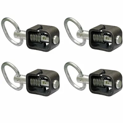 BUYERS PRODUCTS Spring Latch: 1 3/4 in Handle Lg, Stainless Steel, 5/8 in Bolt Wd - Spring Latches