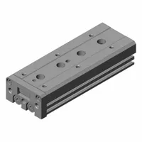 SMC Air Slide Table: 50 mm Stroke Lg, 8 mm Bore Dia, Mfr Part # MXS8-50, MXS Series, Metric