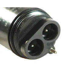 This dual sensor cable is designed for dissolved oxygen and temperature testing in water quality monitoring. It operates within a temperature range of -5°C to 55°C and connects sensors to a meter for field measurements.