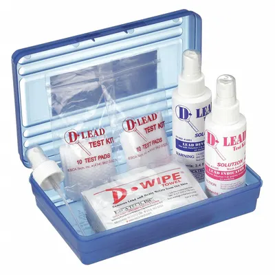 ESCA TECH Test Kit: Lead, Pad, 120 Tests - Single-Parameter Test Strips