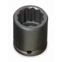 PROTO Impact Socket: 1/2 in Drive Size, SAE, 3/4 in Socket Size, 12-Point, Std, 1 1/2 in Overall Lg (MPN J7424)