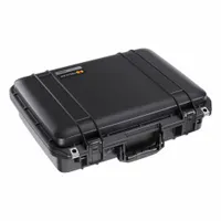 PELICAN Protective Case: Black, Stationary, 5.8 lb Wt, Plastic (MPN 1505AIRNF)