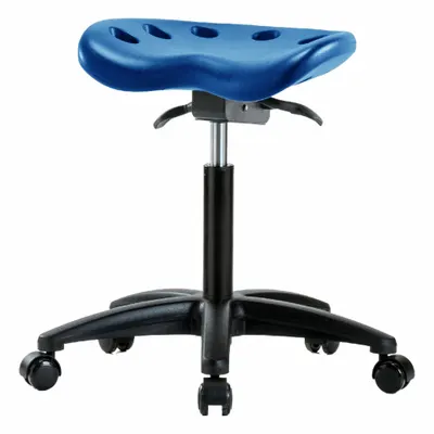OEM Tractor Stool: Polyurethane, Ht Range 19 in to 26 1/2 in, 17 in Seat Wd - Polyurethane Lab Stools